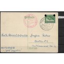 DR Zeppelinpost 1938 Mi. Nr. 670,   Sudetemnlandfahrt...