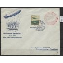 DR Zeppelinpost 1936 Mi. 607 Y Einzelfrankatur ,...