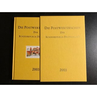 Bund 2003, Mich.-Nr.:  Jahrbuch Komplett  LEER  mit Schwarzdruck und Hologramm