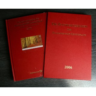 Bund 2006, Mich.-Nr.:  Jahrbuch Komplett  LEER  mit Schwarzdruck und Hologramm