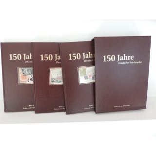 150 Jahre Deutsche Briefmarke Jubiläums-Edition Band I bis III komplett