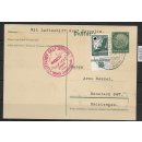 DR Zeppelinpost 1938 Mi. Mischfrankatur, Sudetenlandfahrt