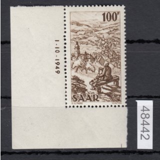 Saarland 1949 Mi. Nr. 288 Br **   (Druckdatum)
