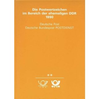 DDR 1990, Mich.-Nr.:  ** Komplettes Jahrbuch mit Marken Blöcken KLB, Ganzsachen