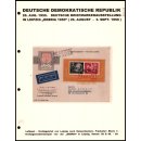 DDR 1950, Mich.-Nr.: Block 7  Ersttag  gelaufen  auf  Brief