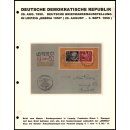 DDR 1950, Mich.-Nr.: Block 7  auf  Brief