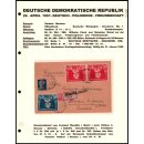 DDR 1951, Mich.-Nr.: 284+85  gelaufen  Wandlitz - Ottikon...