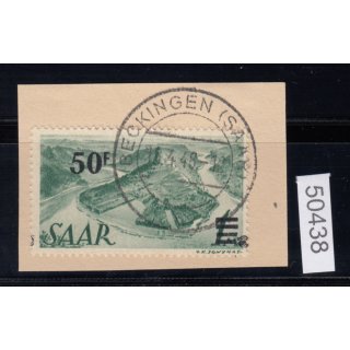 Saarland 1947 Mi. Nr. 238 I gestempelt     geprüft   Befund