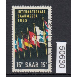Saarland 1955 Mi. Nr. 359 I gestempelt   Plattenfehler  25,00
