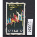 Saarland 1955 Mi. Nr. 359 II gestempelt   Plattenfehler...