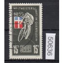 Saarland 1955 Mi. Nr. 357 VIII gestempelt   Plattenfehler...