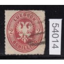 AD Lübeck 1863, Mich.-Nr.:10  gestempelt  geprüft