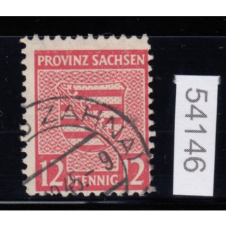SBZ  1945 Mi.-Nr.:  71 X A  gestempelt  geprüft Befund