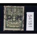 Danzig Dienst 1923 Mi.Nr. D 37  gestempelt geprüft...