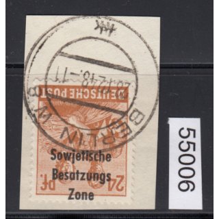 SBZ  1948 Mi.-Nr.:189 K  gestempelt geprüft
