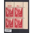Schweiz 1959 : Mi.-Nr.:684  **  Eckrand  4er-Block