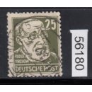 DDR 1952, Mich.-Nr.: 334 z  XI gestempelt  bedarf  geprüft   lesen