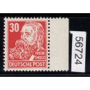 DDR 1952, Mich.-Nr.: 335 va YI  ** geprüft