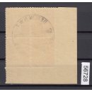SBZ  1945 Mi.-Nr.:   5 B gestempelt Eckrand 4er-Block  geprüft  Attest