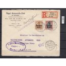 Belgien 1916, Brief  "Royal Automobile Club"...