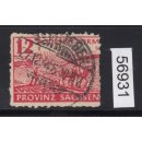 SBZ  1945 Mi.-Nr.:  86 wa D gestempelt  geprüft  Befund   250,00