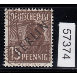 Berlin 1948, Mich.-Nr.:  6 LUXUS Voll-Stempel Berlin Charlottenburg