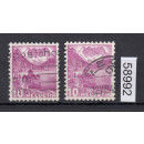 Schweiz 1936 : Mi.-Nr.:298 II y gestempelt    Rollenmarke...
