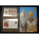 Vatikan 2005 1715-17 Folder zur Wahl Papst Benedikt ** und FDC