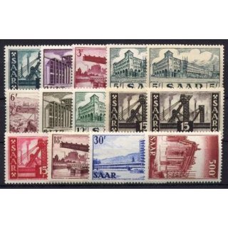 Saarland 1952 Mi. Nr. 319-37 **