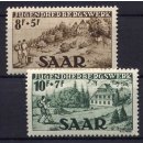 Saarland 1949 Mi. Nr. 262+63 **